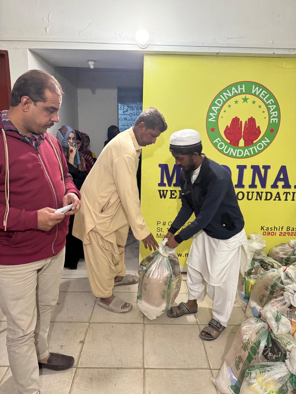 Helping by charity